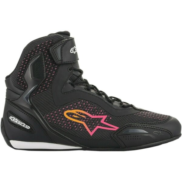 Ghete moto sport/touring Alpinestars Stella Faster-3 RIDEKNIT 36 Negru/Galben/Roz, 5