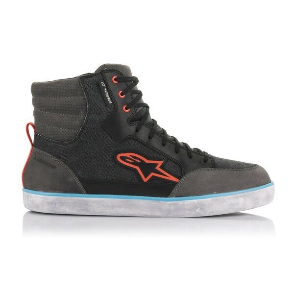 Ghete moto impermeabile Alpinestars J-6 CANVAS WP Negru/Antracit 47.5, 6