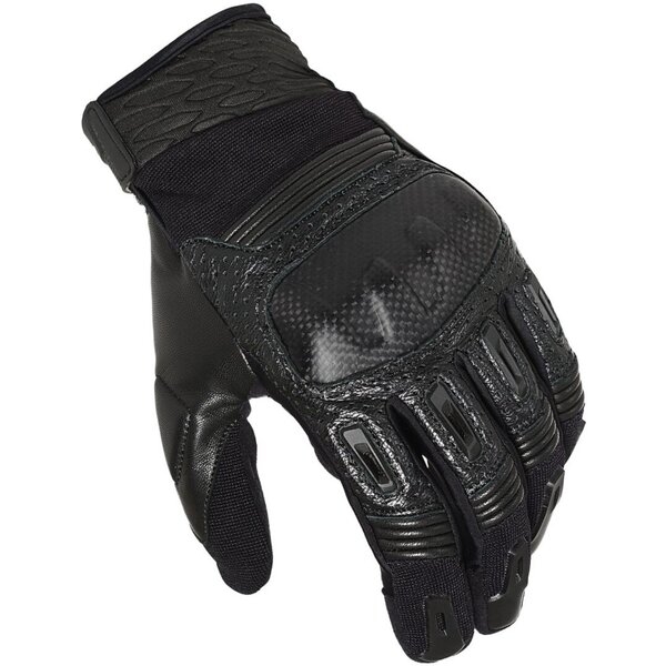 Manusi de piele vara MACNA RIME 3XL Negru/Alb/Verde, 3