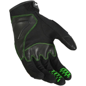 Manusi de piele vara MACNA RIME 3XL Negru/Alb/Verde, 10