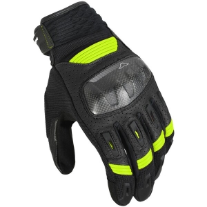 Manusi de piele vara MACNA RIME 3XL Negru/Alb/Verde, 13