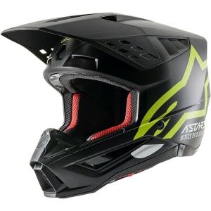 Casca cross-enduro Alpinestars Supertech S-M5 COMPASS S Negru/Portocaliu