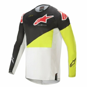 Tricou off-road Alpinestars TECHSTAR FACTORY L Gri/Portocaliu