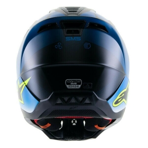 Casca cross-enduro Alpinestars Supertech S-M5 RAYON XXL Alb/Rosu, 3