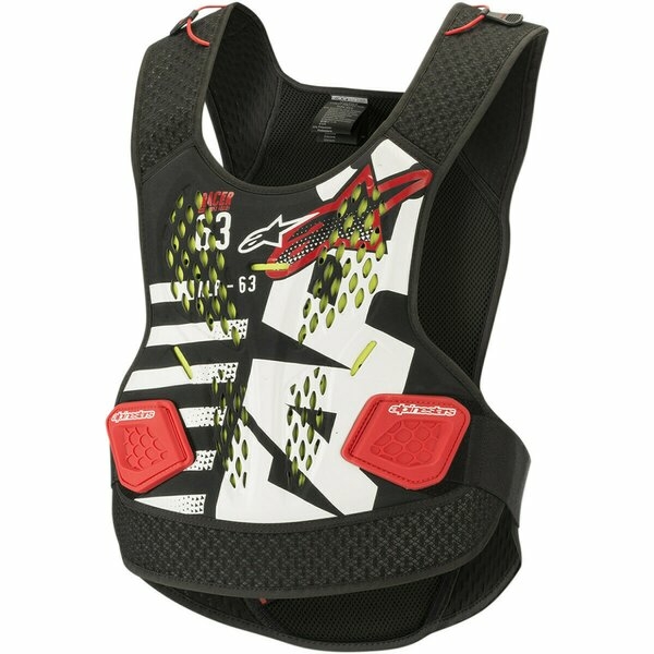Armura piept Alpinestars SEQUENCE Negru/Rosu M/L, 3