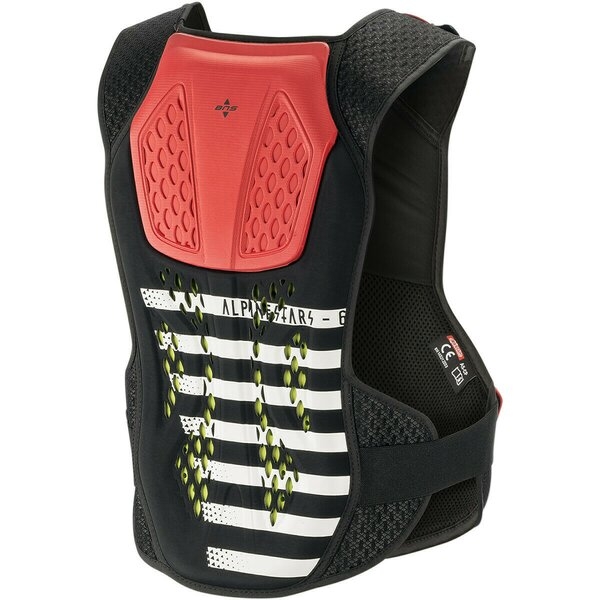 Armura piept Alpinestars SEQUENCE Negru/Rosu M/L, 4