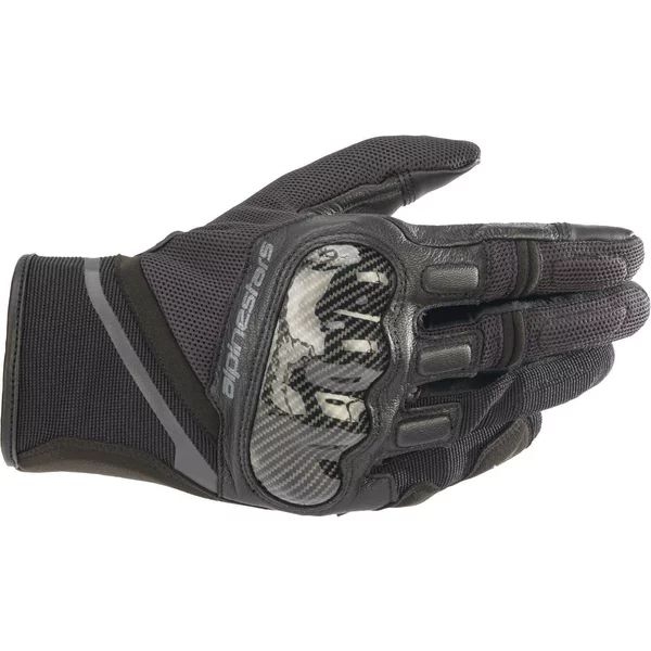 Manusi de piele vara ALPINESTARS CHROME S Negru/Gri, 2