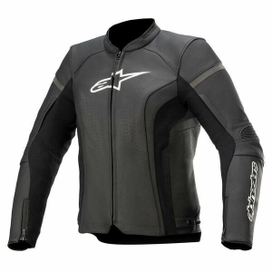 Geaca de piele dama Alpinestars Stella Kira V2 Negru/Alb 46
