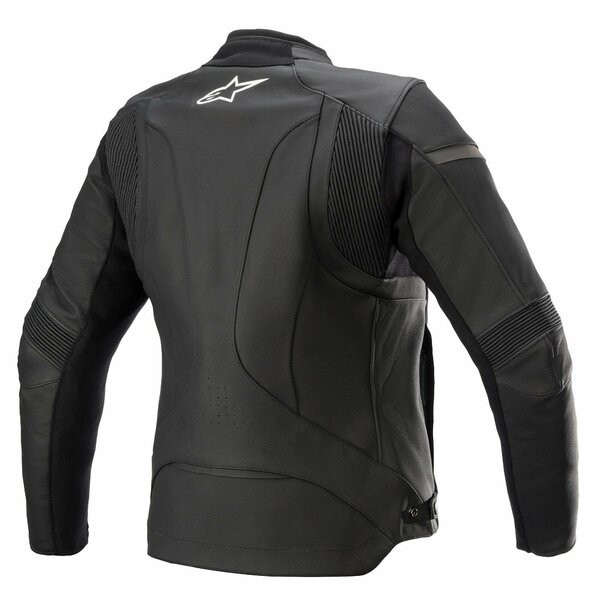 Geaca de piele dama Alpinestars Stella Kira V2 Negru/Alb 38, 4