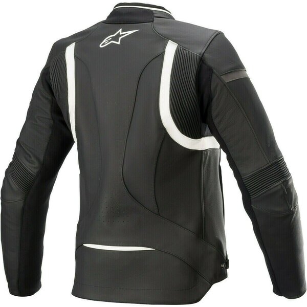 Geaca de piele dama Alpinestars Stella Kira V2 Negru/Alb 40, 3