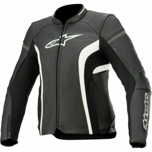 Geaca de piele dama Alpinestars Stella Kira V2 Negru 42