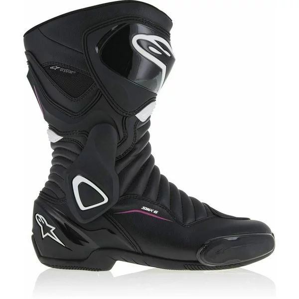 Cizme sport/touring dama ALPINESTARS STELLA SMX-6 V2 DRYSTAR 37 Negru/Alb/Roz, 2
