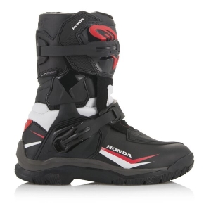 Cizme touring/adventure Alpinestars BELIZE Drystar HONDA 47 Negru/Alb/Rosu, 3