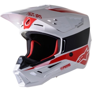 Casca cross-enduro Alpinestars Supertech S-M5 BOND L Negru/Argintiu/Galben, 3