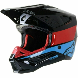 Casca cross-enduro Alpinestars Supertech S-M5 BOND XL Negru/Rosu/Albastru