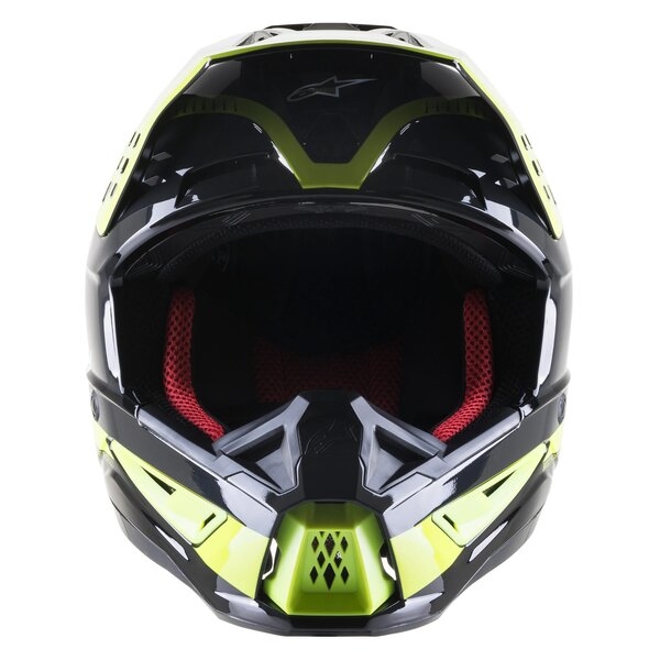 Casca cross-enduro Alpinestars Supertech S-M5 BEAM XXL Negru/Gri/Rosu, 5
