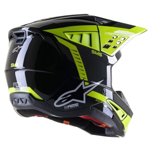 Casca cross-enduro Alpinestars Supertech S-M5 BEAM XXL Negru/Gri/Rosu