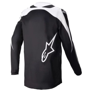 Tricou cross-enduro Alpinestars Fluid Narin M Negru/Alb/Rosu, 4