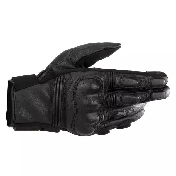 Manusi de piele sport/touring ALPINESTARS PHENOM M Negru/Rosu fluo, 3