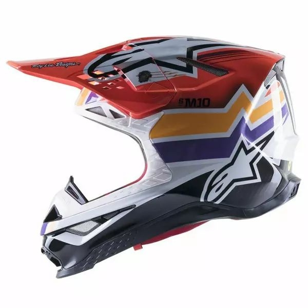 Casca cross-enduro Alpinestars Supertech S-M10 TLD EDITION 23 S Rosu/Negru, 24