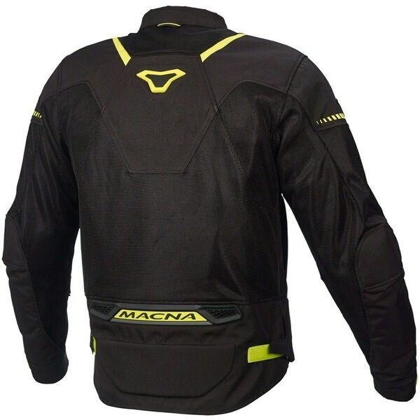 Geaca de vara impermeabila MACNA HURRACAGE XL Negru/Galben fluo, 5