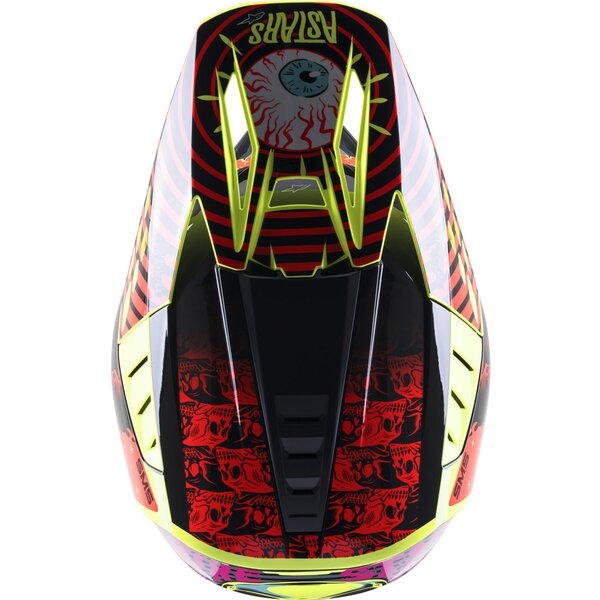 Casca cross-enduro Alpinestars Supertech S-M5 SOLAR FLARE S Negru/Albastru/Rosu, 6