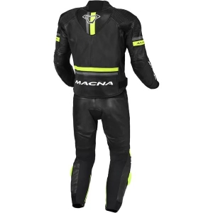 Combinezon de piele 2 piese MACNA DIABRO 48 Negru/Rosu, 4
