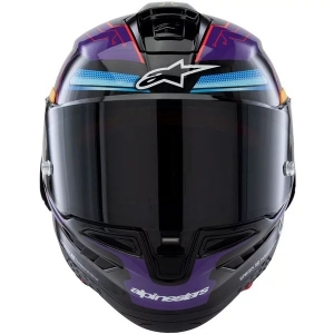Casca integrala sport ALPINESTARS SUPERTECH R10 LE MARTINATOR R01 REPLICA M Albastru/Mov/Rosu, 15