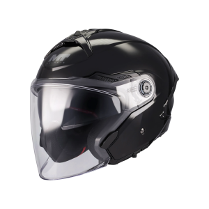 Casca open face motociclete MT Cosmo SV Pure A1 negru lucios (ochelari soare integrati) - tip viziera: MT-V-37 - XXL (63/64cm), 3