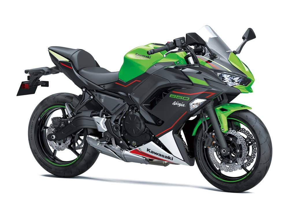 Kawasaki Ninja 650 2021 - verde, negru, rosu